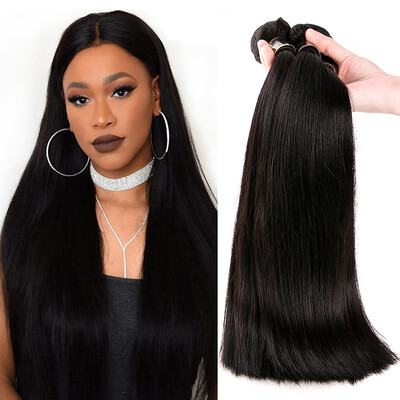 

YAVIDA Hair 3 Bundles Brazilian Virgin Hair Straight Weave 7A Unprocessed Brazilian Straight Virgin Hair Free Shipping Human Hair