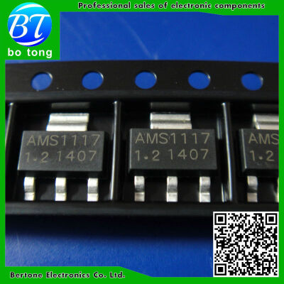 

Free Shipping 50PCS/LOT Original AMS1117-1.2V AMS1117-1.2 AMS1117 LM1117 1117 Voltage Regulator We only provide good quality