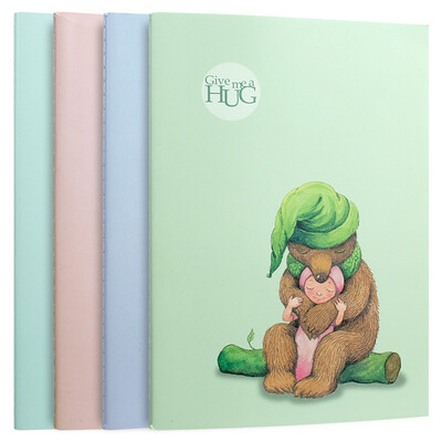 

Deli deli 12 A560 page Jimmy hug series stitching soft copybook notebook notebook FA560