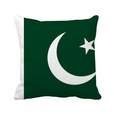 

Pakistan National Flag Asia Country Square Throw Pillow Insert Cushion Cover Home Sofa Decor Gift