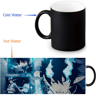 

Ao no Exorcist 350ml12oz Heat Reveal Mug Color Change Coffee Cup Sensitive Morphing Mugs Magic Mug Milk Tea Cups