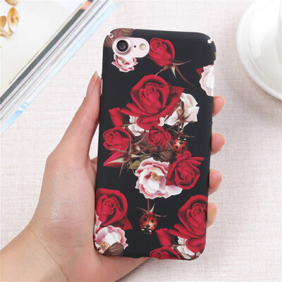 

Винтаж Froal сливы Роза жесткий Пластик чехол для IPhone 6 6s 7 плюс чехол для телефона тонкий матовый Капа Корпус для iphone x 8