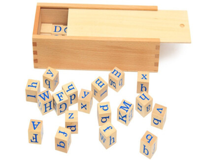 

New Wooden Baby Toy Montessori A to Z Letters Spelling Baby Educational Toy Baby Gifts