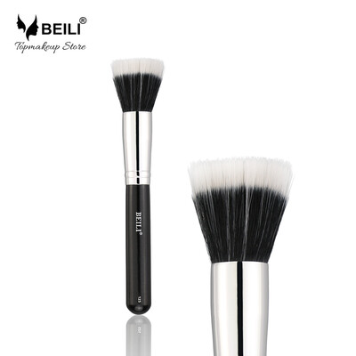 

BEILI Black Small Single Жидкая основа Укротитель Шерстяная ткань для чистки щеткой Щетка для макияжа 1 шт. Упаковка