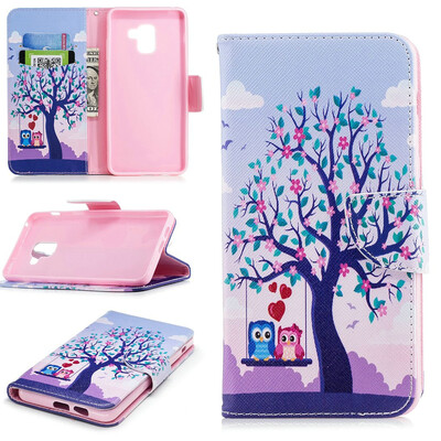 

BEFOSPEY Painting PU LeatherSoft TPU Card Slot Stand Wallet Case For Samsung Galaxy A860"2018