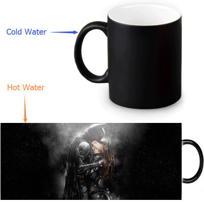 

Cat Woman 350ml12oz Heat Reveal Mug Color Change Coffee Cup Sensitive Morphing Mugs Magic Mug Milk Tea Cups