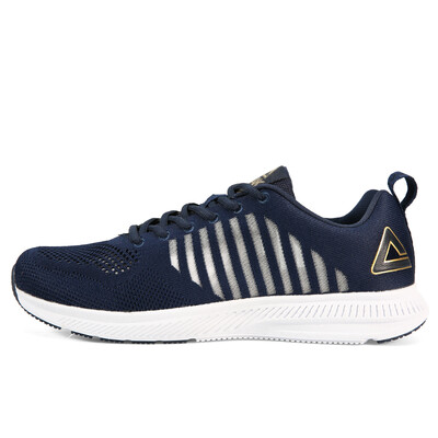 

PEAK mens running shoes lightweight breathable professional sports shoes DH720861 Navy 39 yards