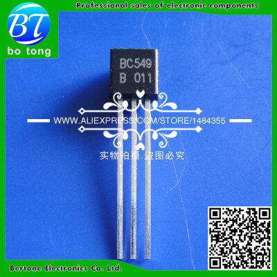 

1000Pcs/Lot Triode BC549 549 TO-92 Silicon Transistor DIP-3 NPN 30V 100MA TO-92