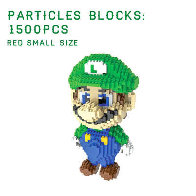 

4200 Pcs Big Size Cute Super Mario Bros DIY Creative Bricks Toy Child Educational Wange Building Block Brick Juguetes