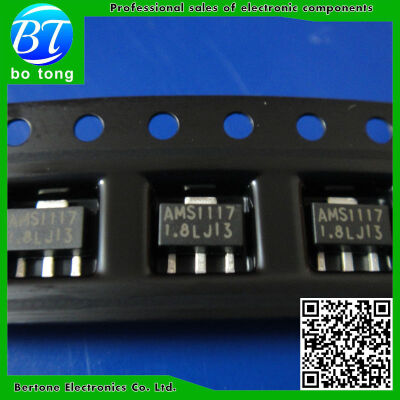 

Free Shipping 50PCS AMS1117-1.8V AMS1117 LM1117 1117 1.8V Voltage Regulator SOT-89