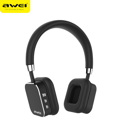 

Bluetooth HeadphonesAWEI A900BL Stereo Wireless Bluetooth Headphones Over Ear with Microphone&Volume Control