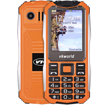 

Vkworld V3S 2.4-дюймовый четырехдиапазонный разблокированный телефон SPRD6531 Камера Bluetooth FM