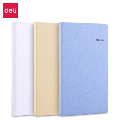 

Deli deli 48K music simple cotton hand book notepad small fresh hand-painted schedule book book SZ601