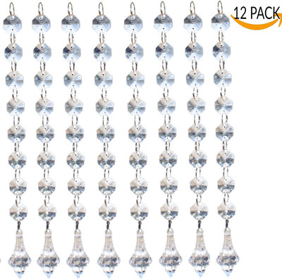 

Acrylic Pendant Wedding Decoration Crystal Lantern Pendant 12pcs