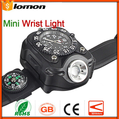 

Tactical Rechargeable LED Flashlight Wristlight Wrist Light Waterproof LED Wrist Watch Torchlight Night Jogging Best Gift Present