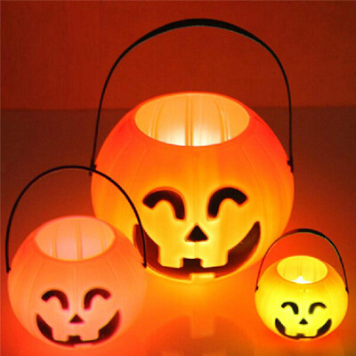 

MyMei Halloween Vintage Bar Pumpkin Jack O Lantern Light Goodie Bucke Party Halloween Decorations Wholesale 95738