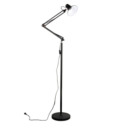 

Jingdong Supermarket Daoyuan bright eyes LED floor lamp 5W warm light living room bedroom floor lamp modern simple study work piano mahjong lamp ML626 black
