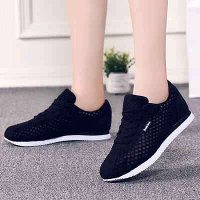 

2018 summer new breathable mesh sports shoes female wild flat students casual running shoes