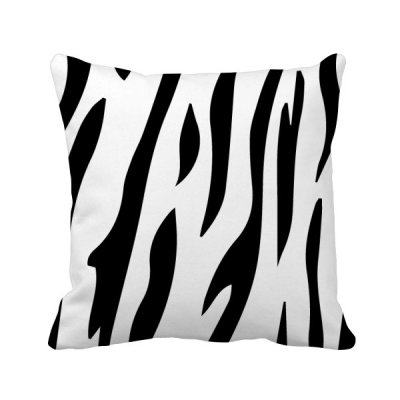 

Zebra Animal Art Grain Illustration Pattern Square Throw Pillow Insert Cushion Cover Home Sofa Decor Gift