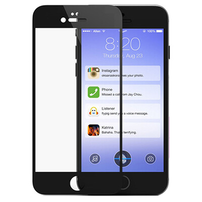 

Buself Full Tempered Glass Premium Ultra HD Clear9H Hard25D CurvedAnti-Scratch Screen Protector Guard for iPhone 6