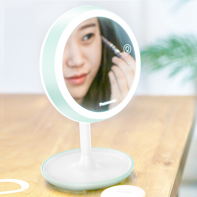 

Panasonic makeup mirror table lamp decorative lamp rechargeable portable creative gift table lamp HHLT0625 light pink