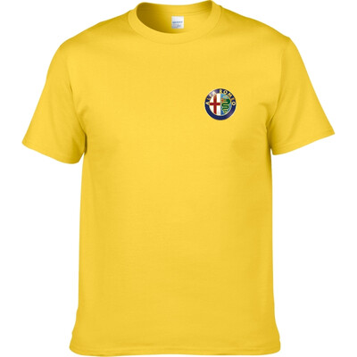 

Alfa Romeo Футболки для мужчин Футболка Модные бренды Футболка Мужские повседневные Короткие рукава Футболка Punisher Футболка 100