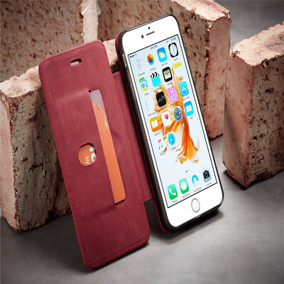 

Iphone 66S6 Plus6S Plus Luxury Leather Commerce Multi-function Wallet Card Clip Protection Stand Phone case