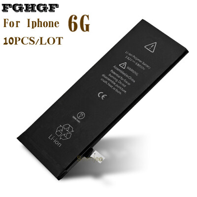 

FGHGF Wholesale 10PCSLot Phone Battery For Iphone 6 6G Shenzhen Factory 38V 1810mah AAA Qlty 100 Test 0 cycle Can OEM