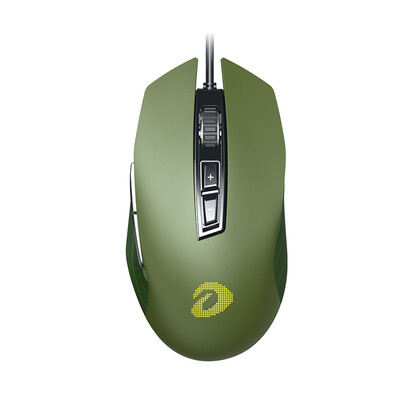 

Darwin dareu EM915R right hand game wired mouse army green Jedi survival chicken mouse