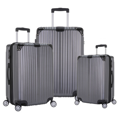 

BOYI Trolley Case Caster Wheels Men&women Scalable Travel Case 20 Inch 25 Inch 29 Inch Family Set BY-08005 Black