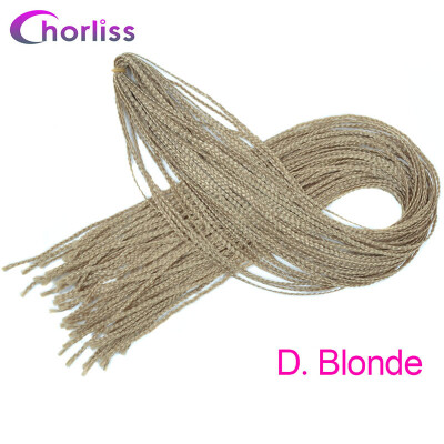 

Chorliss Crochet Box Braids Colored Synthetic Hair Extensions 28Bug Gray Blonde Purple 613 Synthetic Hair Extensions