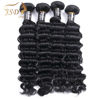 

JSDShine Hair Malaysian Virgin Hair Deep Wave Malaysian Human Hair Weave Bundles Unprocessed Natural Color Hair 10"-24" Wholesale