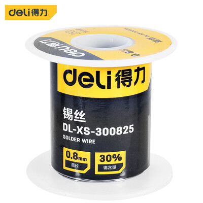 

Deli Deli No-clean solder wire diameter 08mm30 degrees 250g DL--300825