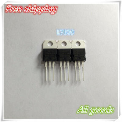 

Hot Free Shipping 50pcs L7809CV L7809 Voltage Regulator TO-220 9V 15A diy kit raspberry banana pi zero boost channels bag