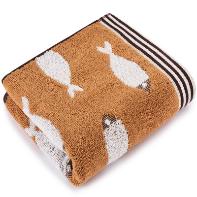 

Sanli cotton satin jacquard fish towel single loading