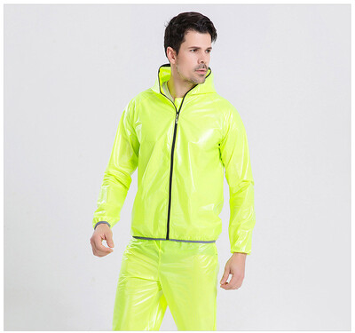 

Cycling clothes sports outdoor split raincoat suit waterproof riding suit adult riding raincoat