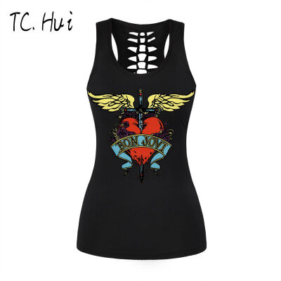 

2018 New Skull Womens Tank Tops Fashion Print Women 3D Vest Top Camisole Tank Womens