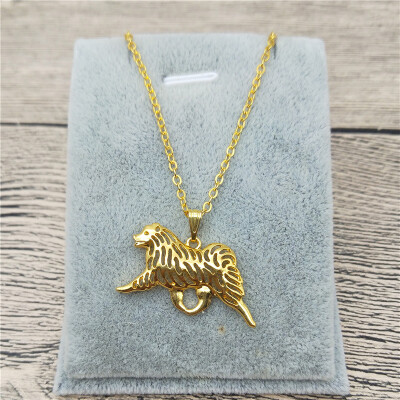 

New Samoyed movement Necklace Trendy Style Samoyed movement Pendant Necklace Women Fashion Pet Dog Jewellery