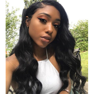 

Brazilian Virgin Hair Best Quality Human Hair 8A Grade 130 Density Loose Body Wave Lace Front Wig