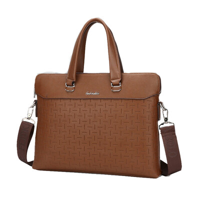 

Fashionable Mens Leather Business Bag Briefcase Messenger Bag Shoulder Bag B-fdk306