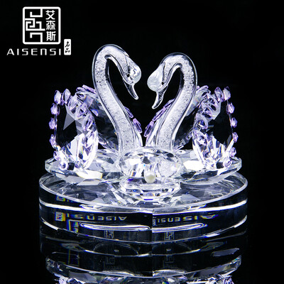 

AISENSI car perfume car perfume seat swan crystal ornaments Yang Tian Gao Ge purple