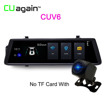 

CUV6 10 inch DVR 3G Wifi With GPS 1080P HD Car Camera Android System Auto Recorder Rear Vie Dual Lens Rear View Camera