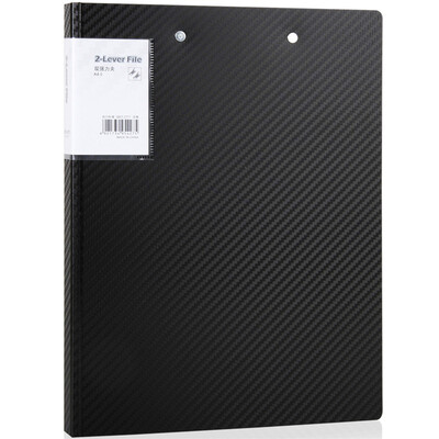 

Deli 5427 Lingya series of fashion thick PP material folder A4 double strong folder only loaded blue