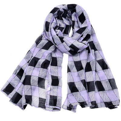 

Jeouly plaid шарфы женщины одеяло Echarpes Foulard Femm длинный вуаль шарф солнцезащитные шали черный hijab обертывания кэшкл маркас