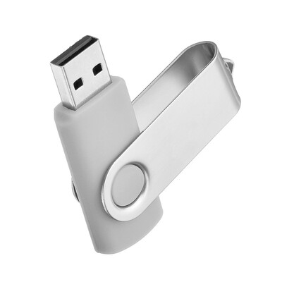 

Fillinlight White Swivel USB Flash Drive USB 20 Pen Drive Thumb Drive for Data Storage