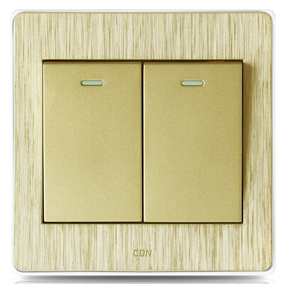 

Sidon (CDN) DJ-K022 double open double control wall switch socket 3D drawing two open switch warranty 10 years