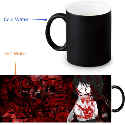 

Jeff The Killer Morphing Mug Color Change Tea Cup Magic Milk Coffee Mug