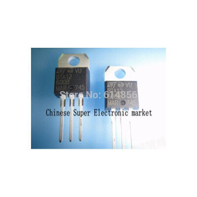 

10pcs BTA12-600B BTA12 Triac SGS-THOMSON 600V 12A