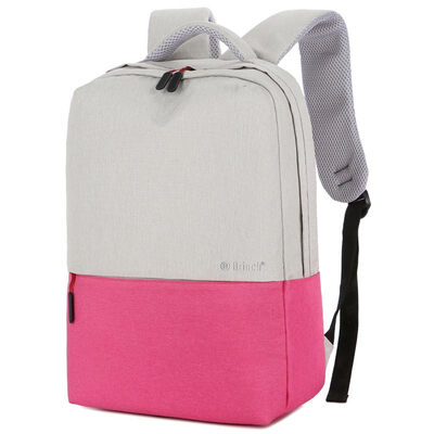 

British BRINCH lightweight backpack fashion universal sports&leisure bag Korean version of the cute student bag laptop bag BW-950 156 inch pink