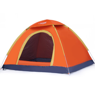 

Wolf Walker Quick Open Automatic Tent Outdoor Double Family Set Sunscreen Double Camping Camping Orange